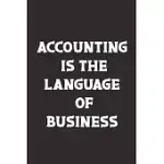 ACCOUNTING IS THE LANGUAGE OF BUSINESS: WONDERFUL BLANK LINED ACCOUNTANT Q&A BOOK FOR ACCOUNTANT IT WILL BE THE PERFECT ACCOUNTANT GIFTS FOR WOMEN.