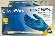 Vinyl Industrial Gloves Disposable Powder-Free GlovePlus - 100 Gloves