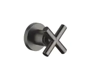Dornbracht 36607892-99 TARA Wall Valve Clockwise Closing BRUSHED DARK PLATINUM