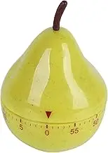 Joyzan Mechanical Kitchen Timer, Kitchen Alarm Cute Fruit Pear Timer Clock Wind Up 60 Minutes Manual Countdown Reminder Timers With Loud Alarms No Battery Required for Cooking Working Studying Reading