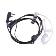 2pcs Walkie talkie headset K-head air tube in ear and ear hook headphones