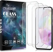 [Cnarery] Screen Protector for Samsung Galaxy A35, [3 Pack]Premium Tempered Glass For Samsung A35, Anti-Scratch, High Transparency, Anti-fingerprint, Bubble-Free, Dust-Free