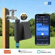 Smart Water Timers Solar Powered WiFi Sprinkler Timer with Brass Inlet Automatic