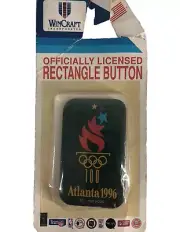 1996 Wincraft Unopened New Atlanta Olympics Torch Collectible Button NOS