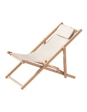 [Gardeon] Foldable Beach Chair in Beige