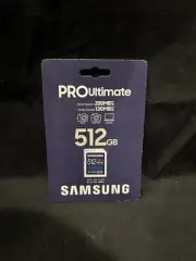 Samsung PRO Ultimate 512GB Class 10 UHS-I SD Card (MB-SY512S) for Photo/Video