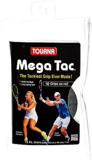 Mega Tac Extra Tacky Overgrip, 10-Pack
