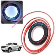 Fit 2012-2018 Mazda BT-50 Ignition Switch Key Hole Ring Cover White