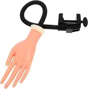 FOMIYES Professional Nail Art Practice Hand Realistic Manicure Set Movable Fingers for Beginners Salon Artists