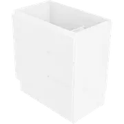 CIBO 750mm White Gloss Tonic Full Height Bathroom Vanity - Cabinet Only