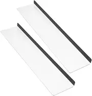 WEKADRIN 2pcs Acrylic Monitor Notes Holder Board Memo Organizer for Desk Panel for Office Accessories Space Saving Reminder Board