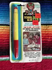 VINTAGE LIQUID GLUE PEN CARDED 1980 SEALED Super Glue Corp. Rare 1980s Supplies