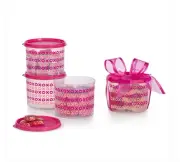 Tupperware Mini Canisters XOXO - Set Of 4