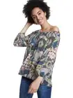 Desigual Melina top blouse peasant top XXS