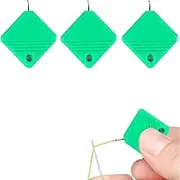 Needle Threaders, Newest Automatic Needle Threaders for Hand Sewing, Embroidery Floss, Sewing Machine Needle Threader, Sewing Supplies Tool, Fits All Needle Sizes (Green-3pcs)
