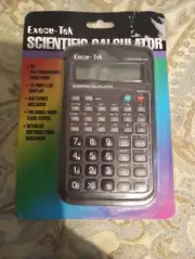 VINTAGE☆Calculator Display☆Scientific Statistical☆Fraction 10 Digit Function