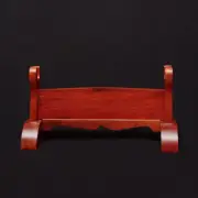 Redwood Japanese Samurai Sword Holder Stand Katana Wakizashi Tanto Rack 1 Tier