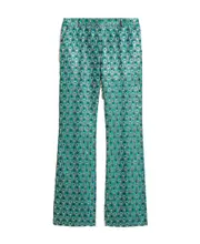 Jacquard casual pants IT38 Green