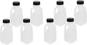 Alipis 2sets Refillable Bottles Drink Containers Leakproof Yogurt Bottles for 4pcs*2