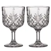 2PK Ophelia Crystal 700ml Gin Glass Cup Water/Juice Drinking Glasses Set Clear