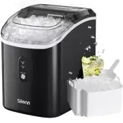 Nugget Countertop Ice Maker, Chewable Pellet Ice Machine with Self-Cleaning Fun