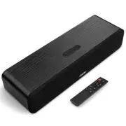Sound Bar - 40W Wooden TV Soundbar Speaker with Bluetooth/ARC/Optical/AUX, Wa...