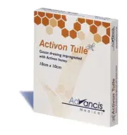 Advancis Activon Manuka Honey Tulle Dressings 10cm x 10cm (x5)