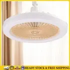 Aromatherapy Ceiling Fan with LED Light Remote Control (Yellow Small Remote) .
