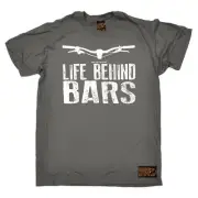 Life Behind Bars Mountain Bike MENS RLTW T-SHIRT tee cycle bicycle Gift Gifts