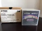 NIB TDK LTO Ultrium 2 200/400GB Data Cartridge 5 Pack