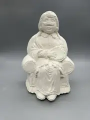 1995 Nowell Inc. Ceramic Mrs.Clause Unfinished