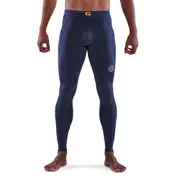 Skins Men's Series-3 Activewear Long Tight T&R Navy Blue