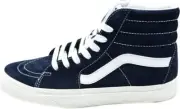 Vans Men's Low-Top Sneakers, Blue Parisian Night Snow White, Size 9.5 US