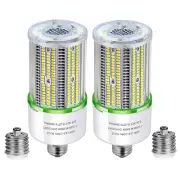2-Pack 80W LED Corn Bulbs,E26/ E39 Base Light,5000K Daylight,LED Replacement ...