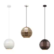 ARMIS Iron Tiled Pendant Light White/Gold/Coffee Tiled Wine Glass