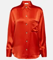 [Vince] Vince Silk satin blouse AU 8 red