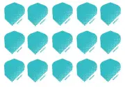 5 Sets Harrows Dimplex Standard Dart Flights - Ships Tracking - Blue Fade