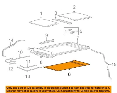 CHRYSLER OEM 11-21 300,Grand Cherokee Roof Sunroof-Sunshade 1SX57HL1AC