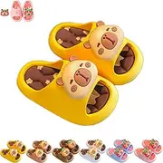 [Generic] Capybara Slippers for Kids, Cute Animal Cloud Slides, Comfort Non-Slip Soft Summer Cartoon Sandals for Toddler