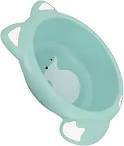Angoily Plastic Washbasin Mat Tubs Newborn Dishpan Newborns Washing Bowls Body Diapers Water Burp Cloths Portable Washing Tub Bathtub Washing up Basin Pool Green
