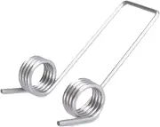 V-Spring,Torsion Spring,2Pcs Garbage Can Adjustable Wire Diameter 1mm Double Torsion Spring Stainless Steel Torsion Spring