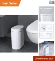 2 Gallon Motion Sensor Trash Can - Sleek Automatic Garbage Bin for Home & Office