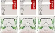 RADIUS Peppermint Dental Floss 55 Yards Vegan and Non-Toxic Oral Care Boost Total Tooth & Gum Protection Clear - Pack of 3