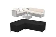 Patio Furniture Cover Waterproof Outdoor Sectional Sofa Set Proof Furniture Protective Cover-Style1