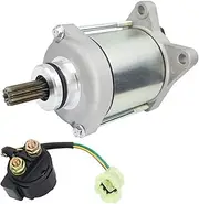 Starter & Relay 2008-2020 Compatible with Recon 250 FourTrax TRX250TE ES TRX250TM, 31200-HM8-B61 19642 410-54133 SMU0478, 2008 2009-20