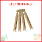 Honey-Can-Do Round Wooden Clothespins, 100 Pack
