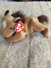 Original Collector 1995 Ty Beanie Baby Babies Derby The Horse Fine Hair Mint