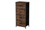 Fraser Country 4 Drawer Storage Chest - Rustic Walnut