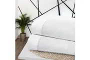 Bedding King 100% Pure Egyptian Cotton Bath Sheet - White