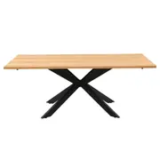 VI Barlow MDF Top with Metal Base Dining Table